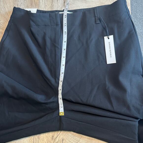 Banana Republic LONG High Rise Modern Straight Refined Pant Black 10 713498 - Picture 11 of 12